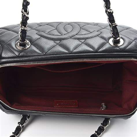 chanel black caviar leather shoulder bag|CHANEL Caviar Quilted Timeless CC Shoulder Bag Black.